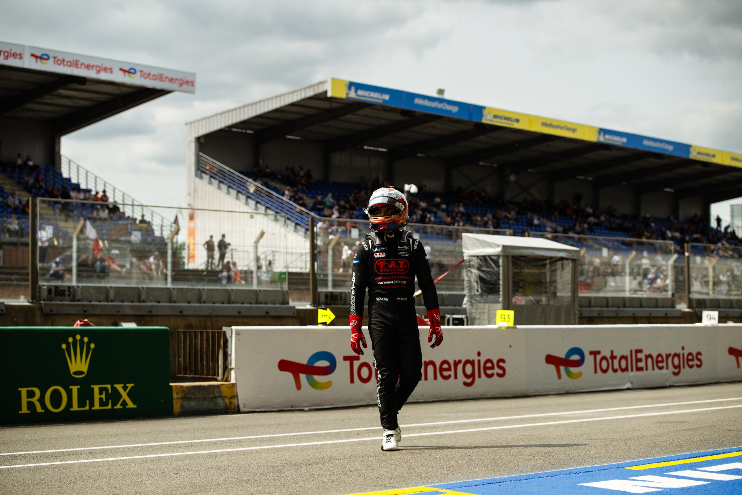 Nicolas Pino race day